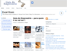 Tablet Screenshot of guiaempresario.com